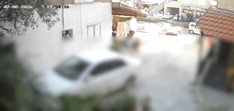 תיעוד ממעצר החשוד. קרדיט: דוברות המשטרה