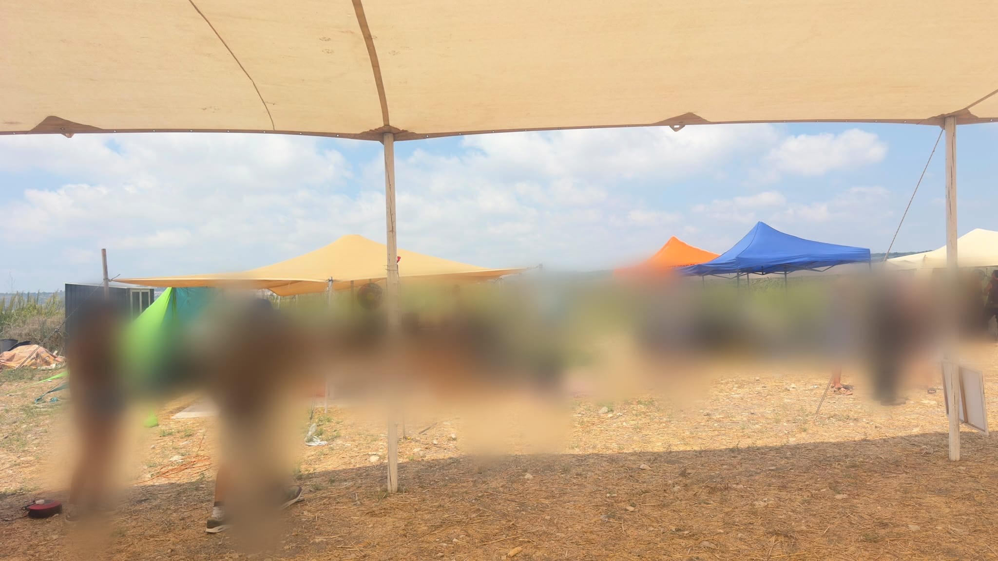 מסיבה לא חוקית. תיעוד. קרדיט: דוברות המשטרה