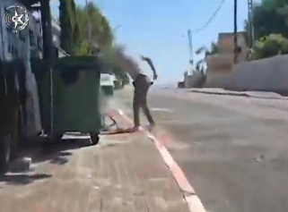 התקיפה והמעצר קרדיט: דוברות המשטרה