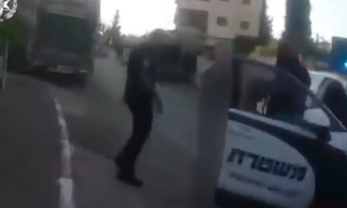 תיעוד מרגעי המעצר. קרדיט: דוברות המשטרה.