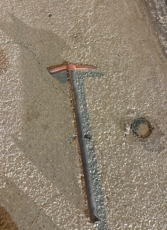 מצ״ב תיעוד המעצר והגרזן קרדיט: דוברות המשטרה