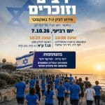 חיפה תמשיך לציין השבוע שלוש שנים לאירועי ה-7 באוקטובר ולמלחמה, בשורה של אירועי זיכרון והנצחה: דקת דומייה, מירוץ "חיפה זוכרת" למרחק 7.10 ק"מ ומגוון פעילויות במערכת החינוך